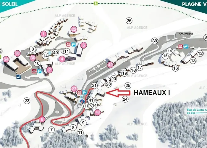 Apartament Les Hameaux I - 3 Pers Les Hameaux I - 234h1 - Plagne Villages Mae-8964