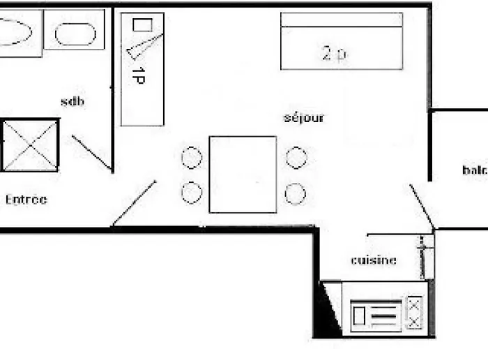 Les Hameaux I - 3 Pers Les Hameaux I - 234h1 - Plagne Villages Mae-8964 La Plagne